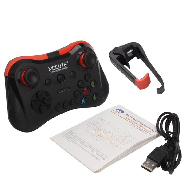 MOCUTE 056 Bluetooth Wireless Game Handle Android Joystick VR Joypad Mobile Controller for PUBG Smartphone TV Box PC + Support MOCUTE 056 Bluetooth Wireless Game Handle Android Joystick VR Joypad Mobile Controller for PUBG Smartphone TV Box PC + Support